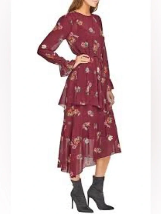 ASTR • NWT floral long sleeve dress PTP 20” - Picture 2 of 3